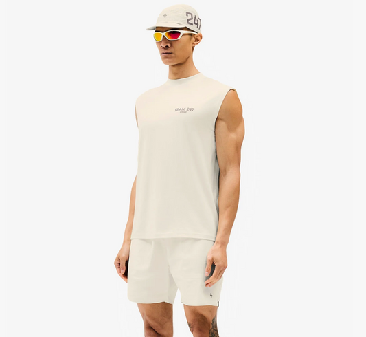 Team 247 Oversized Tank, Represent, Cream