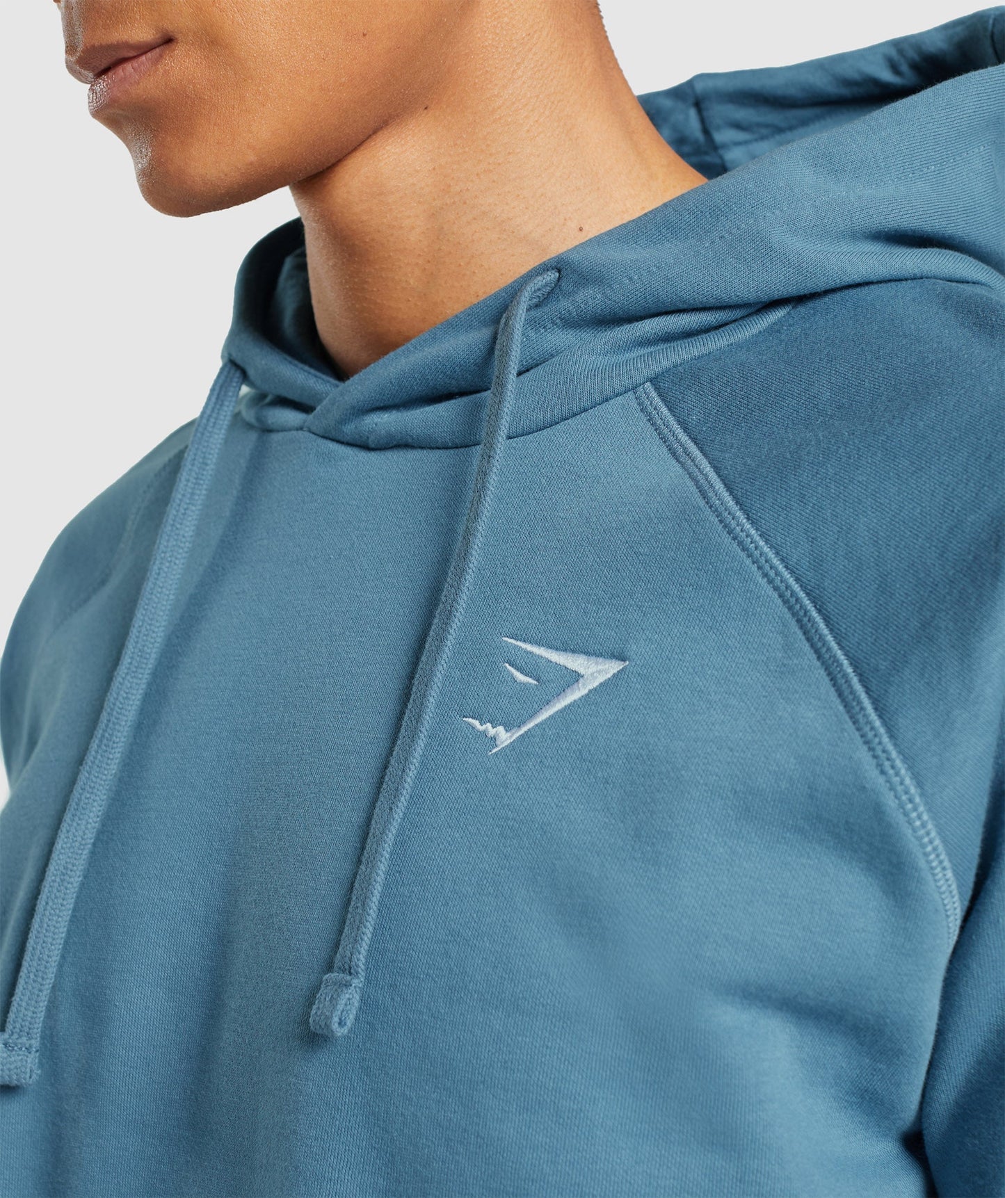 CREST HOODIE - BLUE