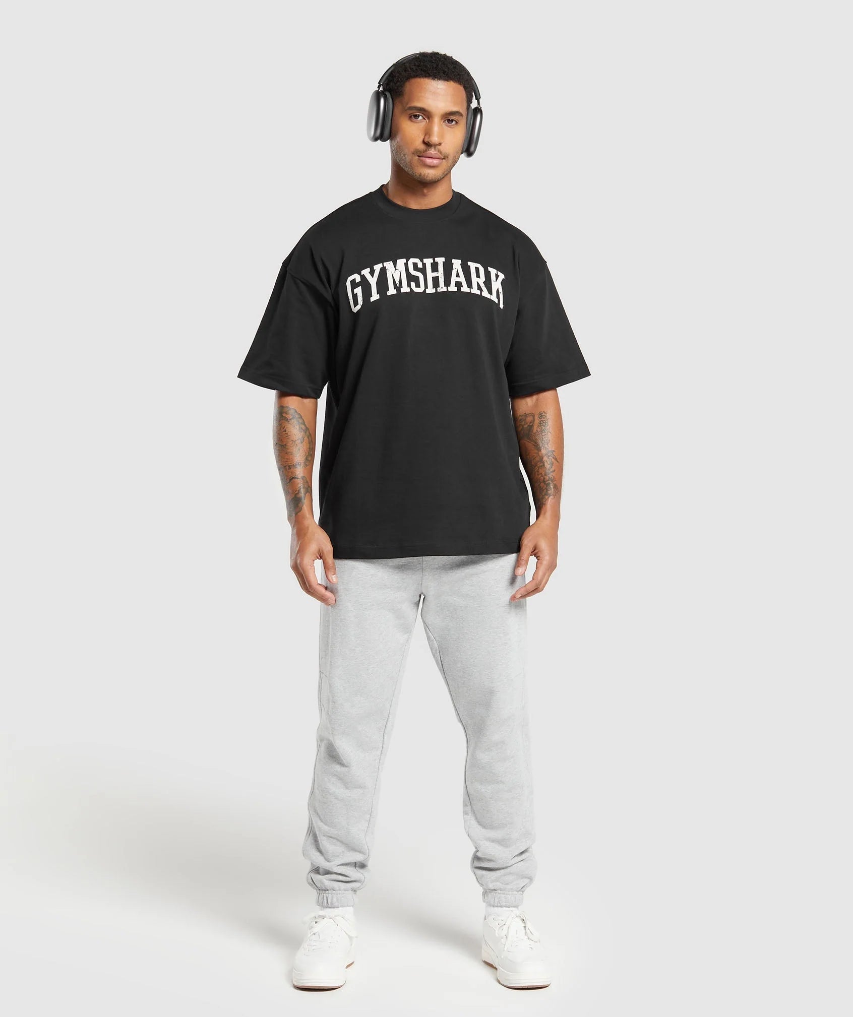 Collegiate T-Shirt Gymshark , Black