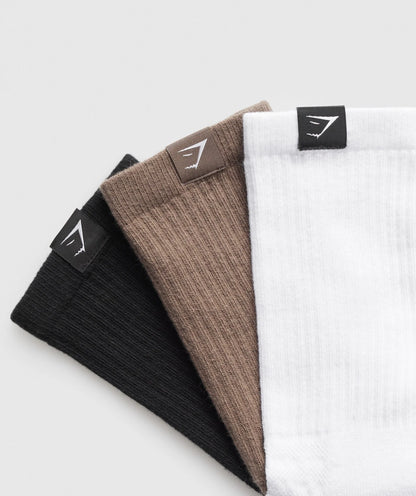 Gymshark Woven Tab Crew Socks