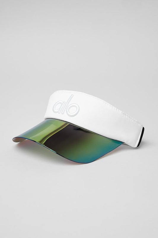 Alo Yoga - AIRLIFT SOLAR VISOR - WHITE