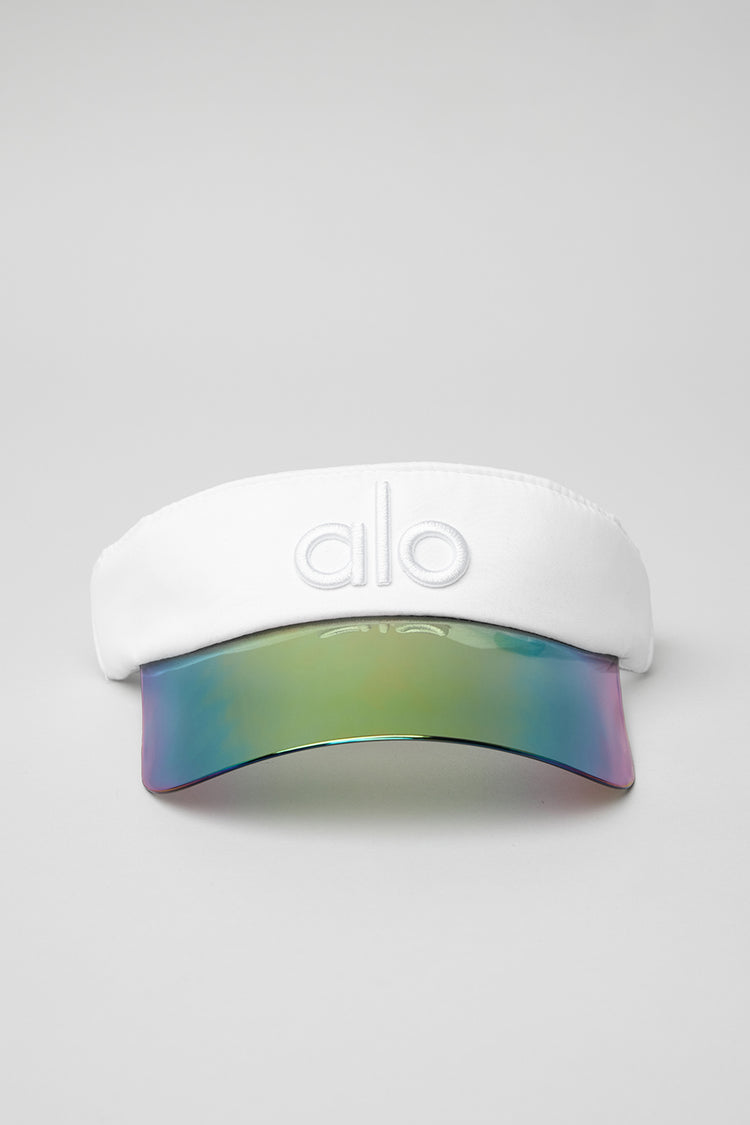 Alo Yoga - AIRLIFT SOLAR VISOR - WHITE