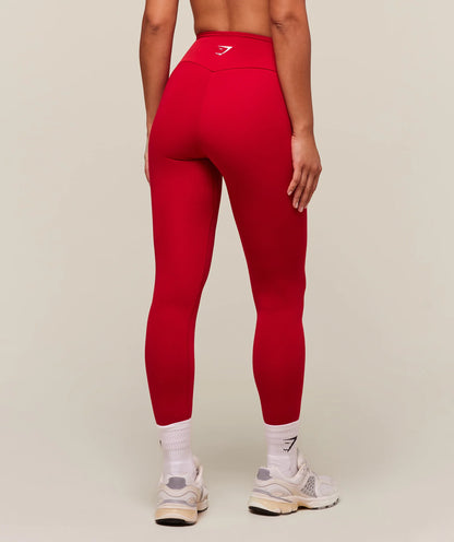 Gymshark Training Leggins - Red