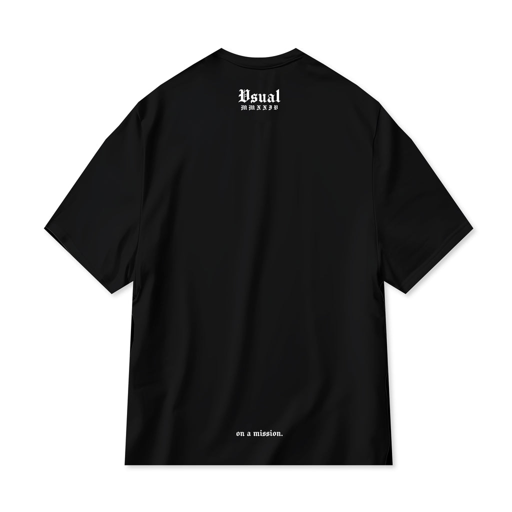 001 T-SHIRT 5X5 BLACK