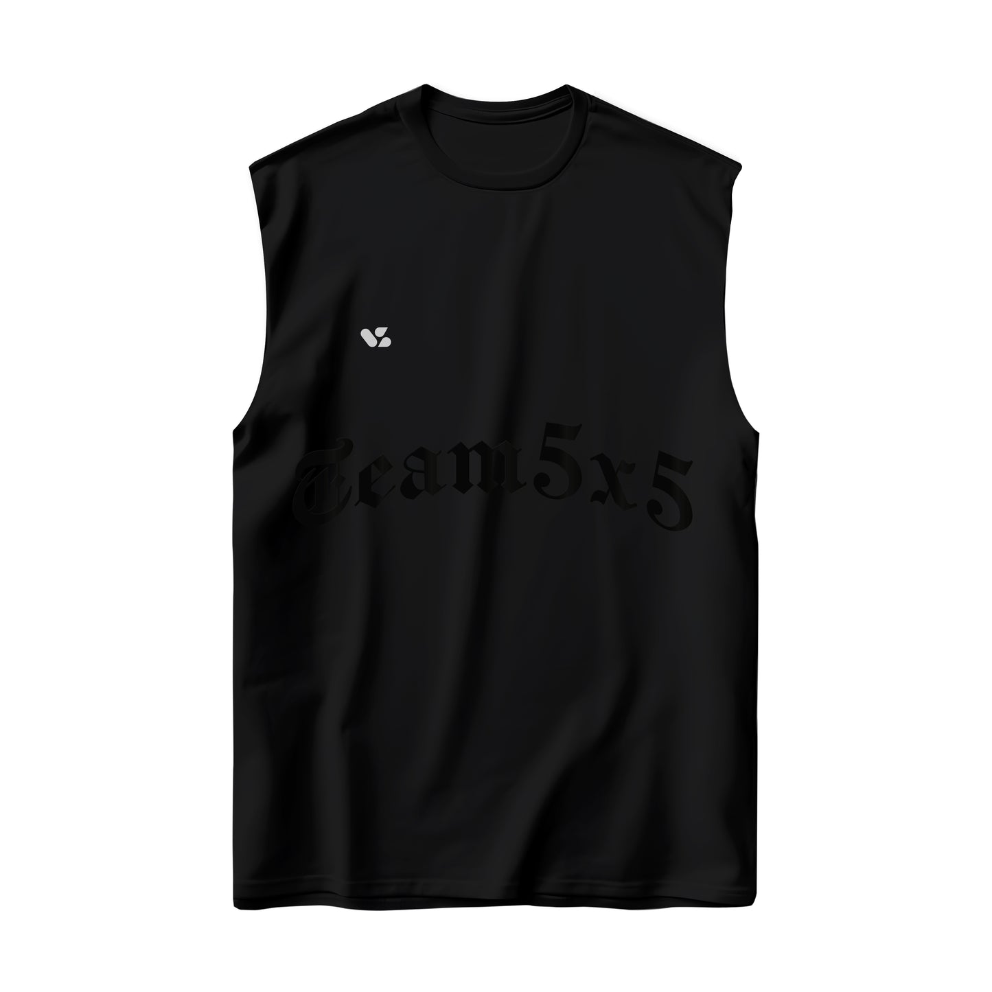 001 TANK 5X5 BLACK/BLACK